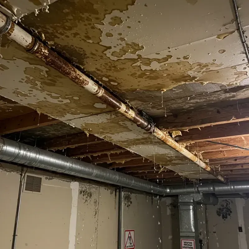 Ceiling Water Damage Repair in Strong, ME